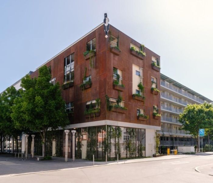 "Grüner Wohnen" in Singen am Hohentwiel. (Foto: Kupprion nachhaltige Architektur)